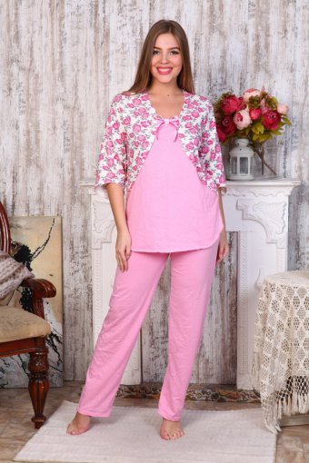 Б12 Пижама Нежность (Розовая) - Престиж-текстиль