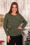 В299 Пуловер Пенелопа (Зеленая) - Престиж-текстиль