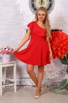 Д521 Платье Афина (Красное) - Престиж-текстиль