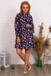 Д503 Платье Глафира(розовые цветочки) - Престиж-текстиль