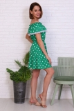 Д463 Платье (горох на зеленом) (Фото 3)