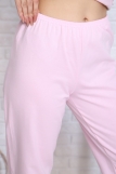 Б11 Пижама футер (Розовая) (Фото 8)