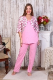 Б12 Пижама Нежность (Розовая) (Фото 1)