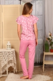 Б4 Пижама с брюками (Розовая) (Фото 2)