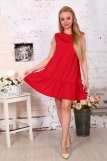 Д508 Платье Валерия (Красное) (Фото 1)