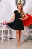 Д521 Платье Афина (Черное) (Фото 1)