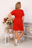 Д525 Платье Новелла (красное) (Фото 3)