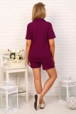 Б32 Пижама Сон с шортами (фиолетовая) (Фото 3)