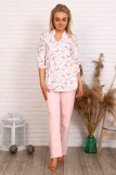 Б13 Пижама футер (розовая) (Фото 8)