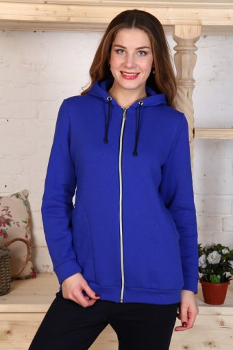 Г21 Куртка (толстовка) удлиненная (Синий) - Престиж-текстиль