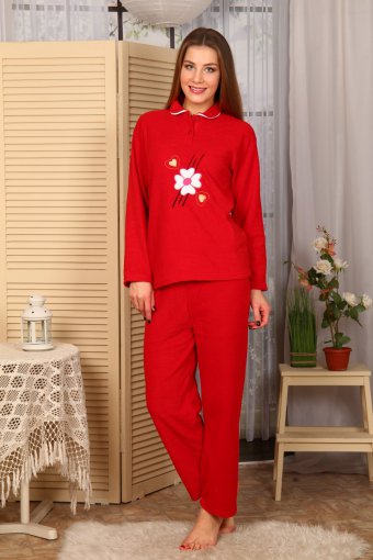 Г179 Костюм домашний (Красный) - Престиж-текстиль